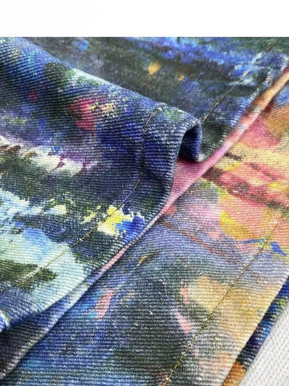 Cut Colorful Glamorous Y2K Jeans Wide-leg