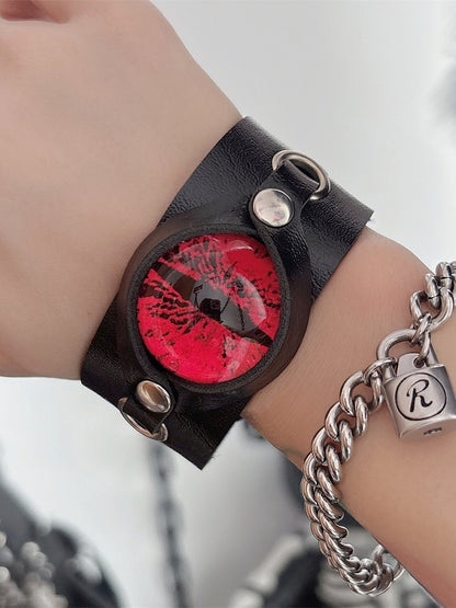 Bracelet 5 Details Studs Eye Kawaii Options Design Guro Color