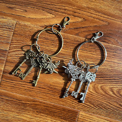 Keys Belt with / Black Charm Coffee
