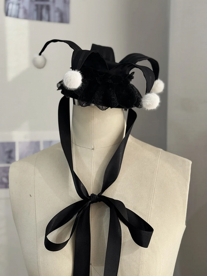Apricot Circus Hat Black / Clown Mini