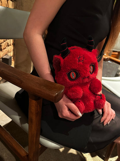 Y2K Plush Doll Bag Red Devil Gothic