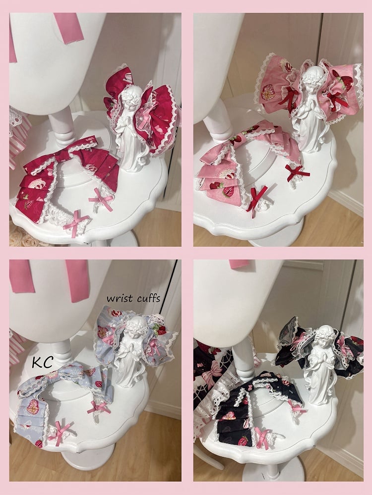 ブラック/レッド ピンク リスト ブルー カフス