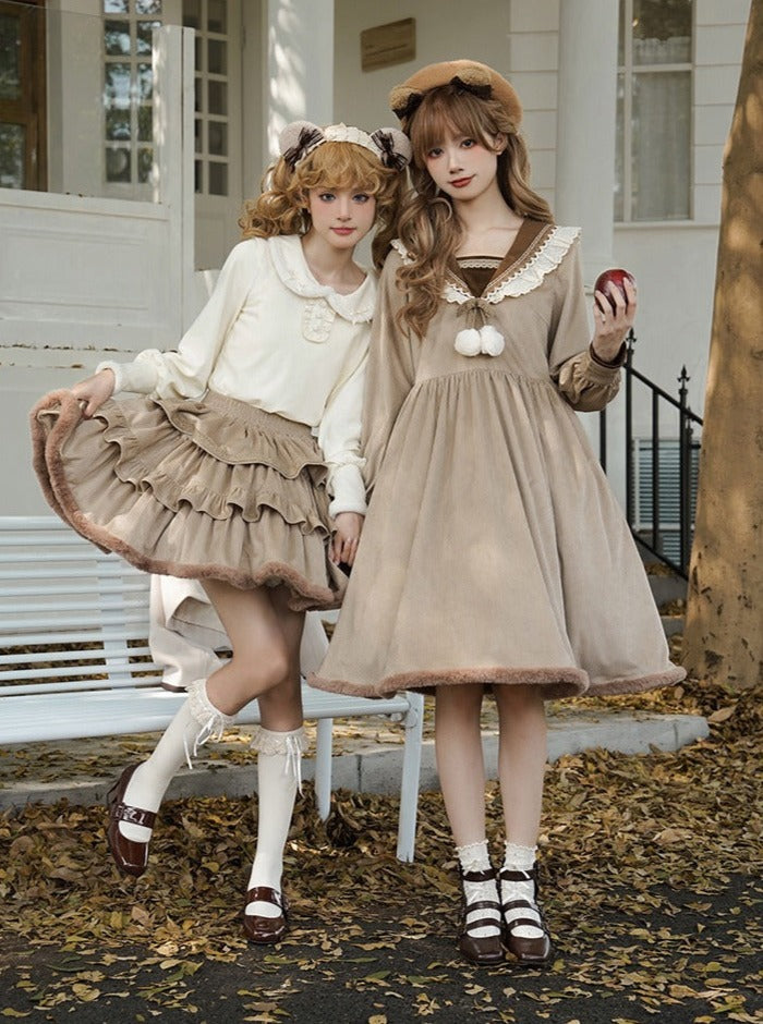 Coco Coat Dress Volume Girly Ruffle + Skirt Diary