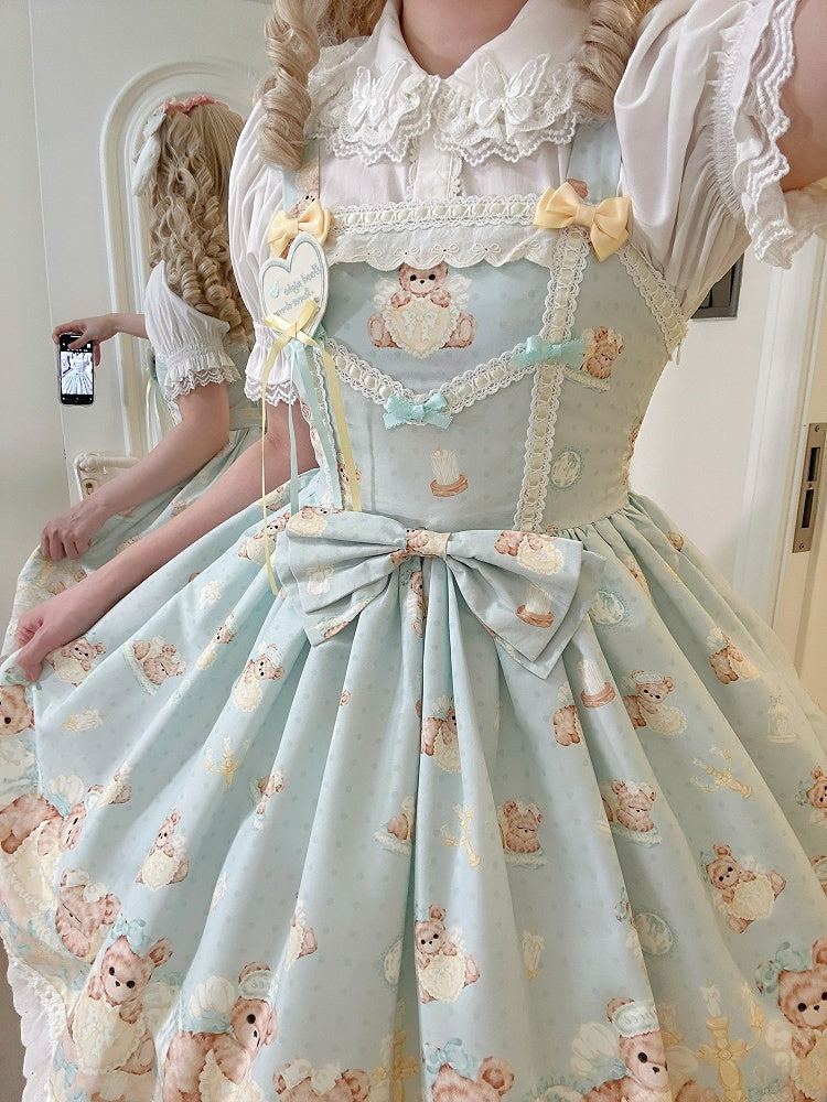 Mint Green Teddy Sweet Lolita Dress