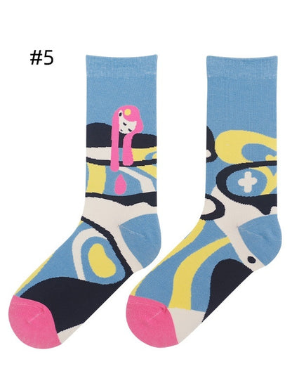 5 Optionen Lolita Cartoon Wadensocken