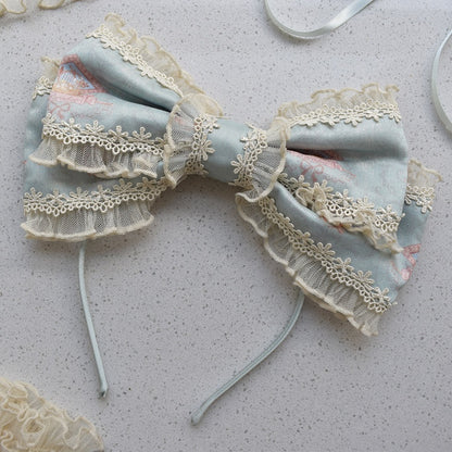 / Beige Pink Bowknot KC Mint Blue