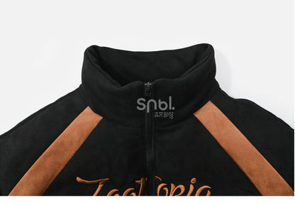 Zootopia Judy and Nick Applique Black Puffer Jacket
