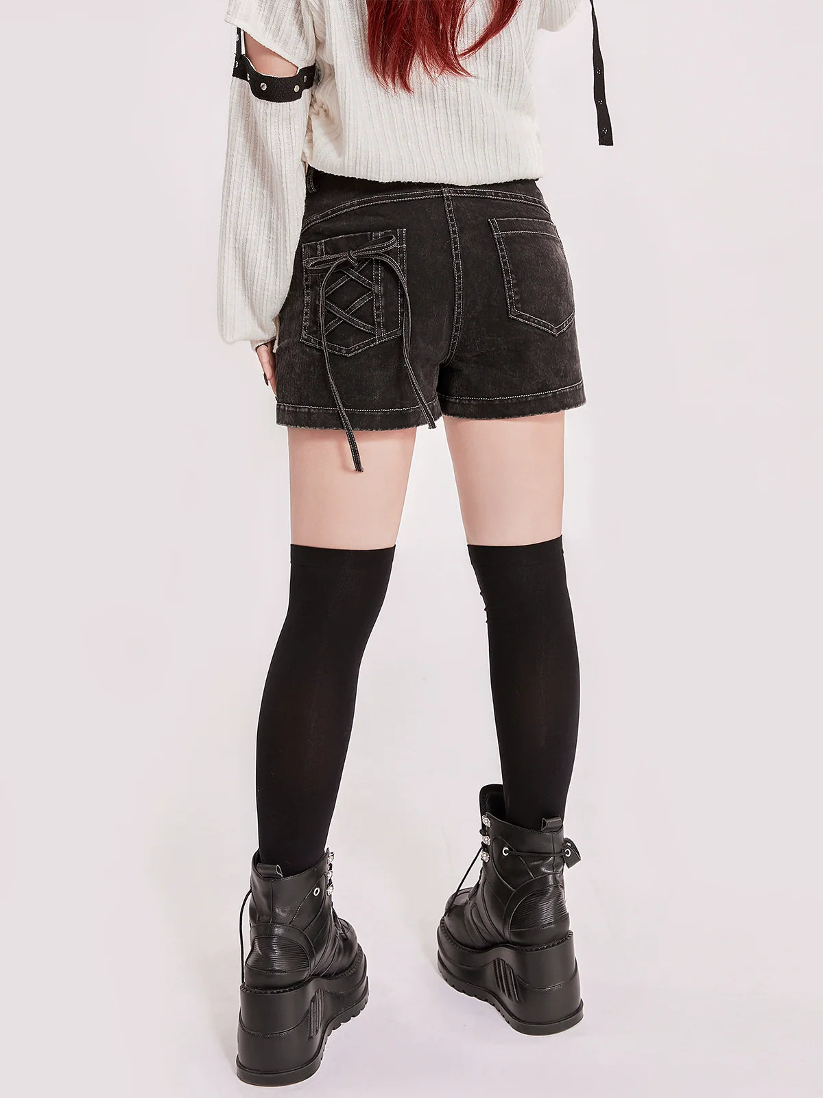 Pants Short Rock American Skirt Denim