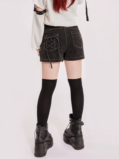 Pants Short Rock American Skirt Denim