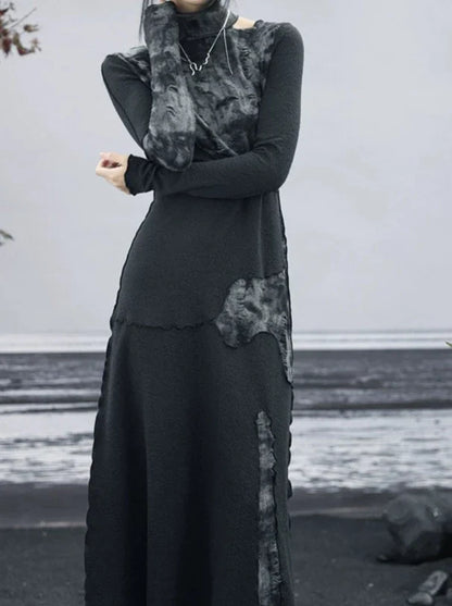 Contrast Inner Color Bottling High Dress Textured End