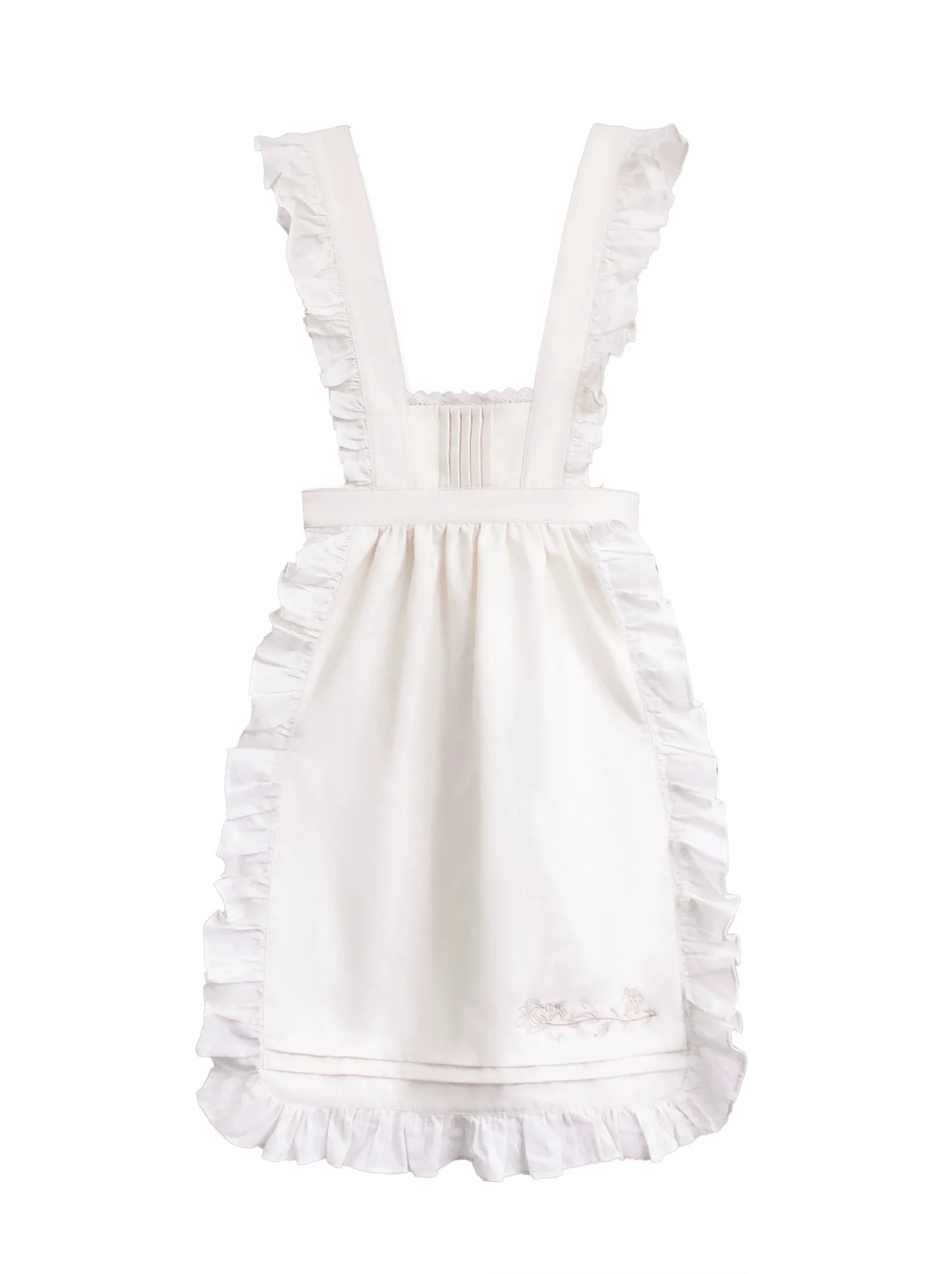 Robe de femme de chambre rétro Angelina, ensemble élégant
