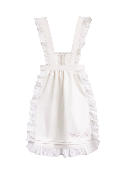 Robe de femme de chambre rétro Angelina, ensemble élégant