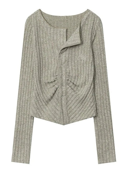 Button Dusty Cardigan