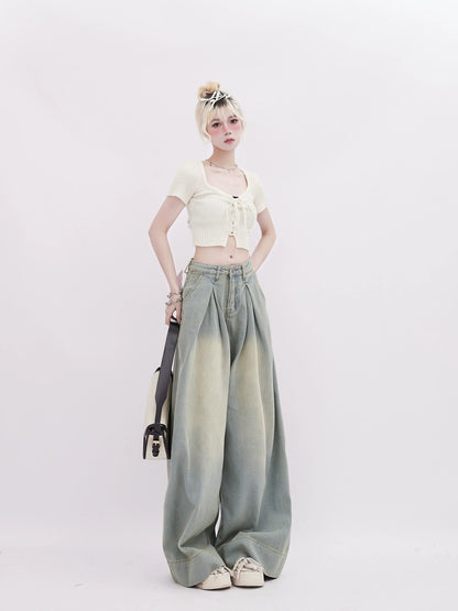 Denim Pants Wide-osh Light