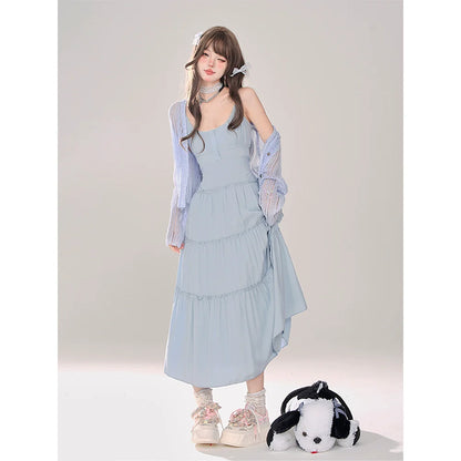 Summer Love Sheer Letter Knit Cardigan