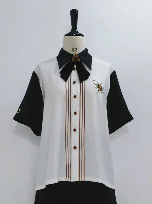 Embroidery Prince Accessory Retro Tie Ribbon + Shirt