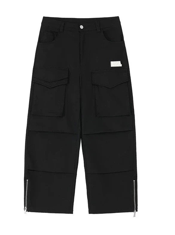 Loose Mode Straight Cargo Pants
