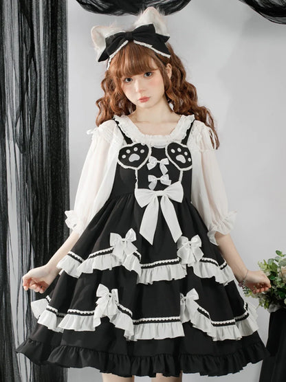 Big Dress Cat Bow Lolita Camisole