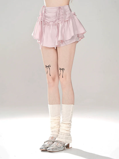 Sunset Skirt Pink Swan White