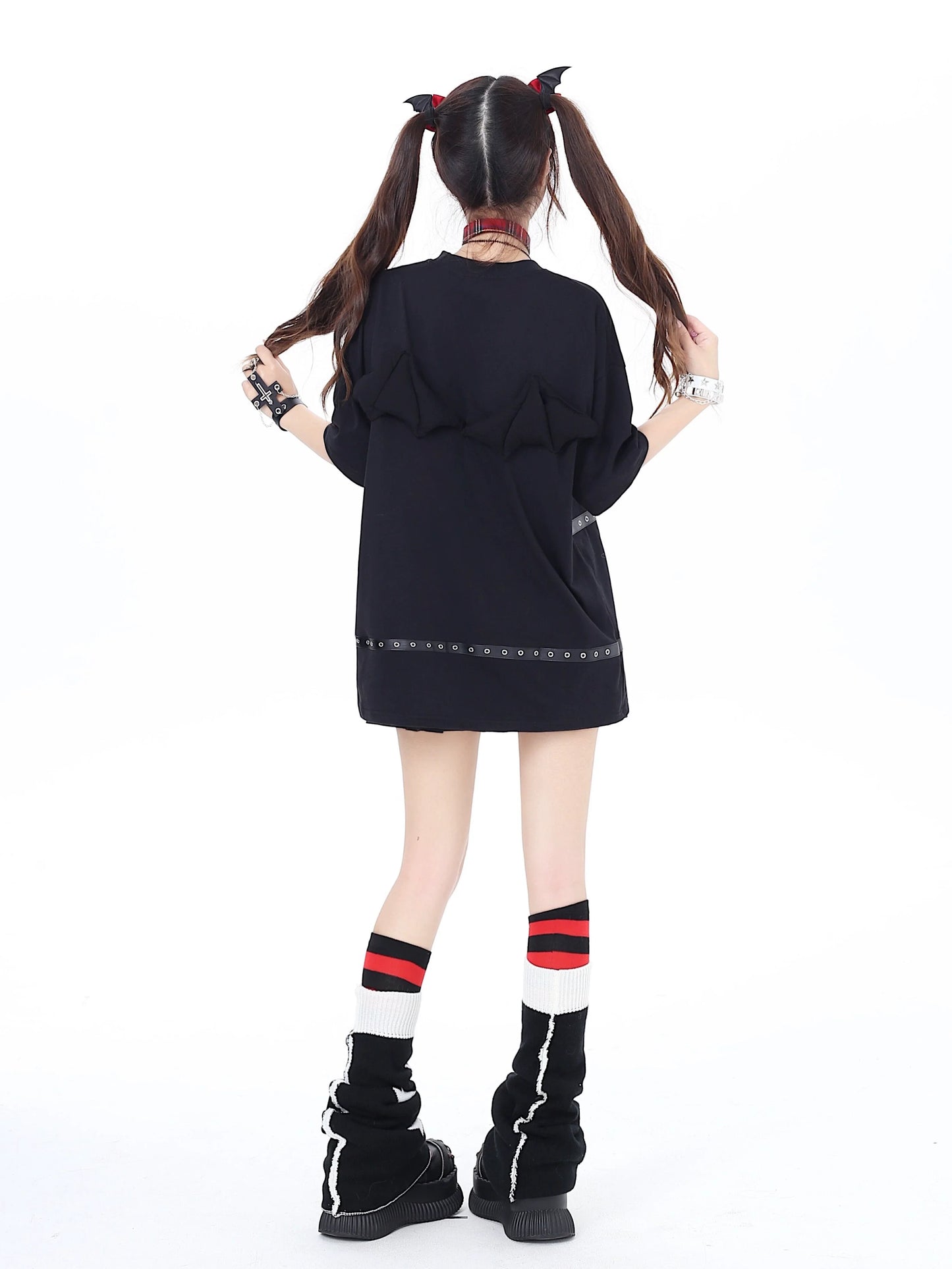 Wing Dark 3D Loose T-Shirt Subculture