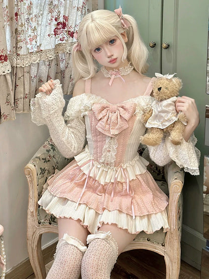 Princesse Gâteau Jupe Haut Lait + Fille + Fromage Chaud Sweet Choker Berry Sweet