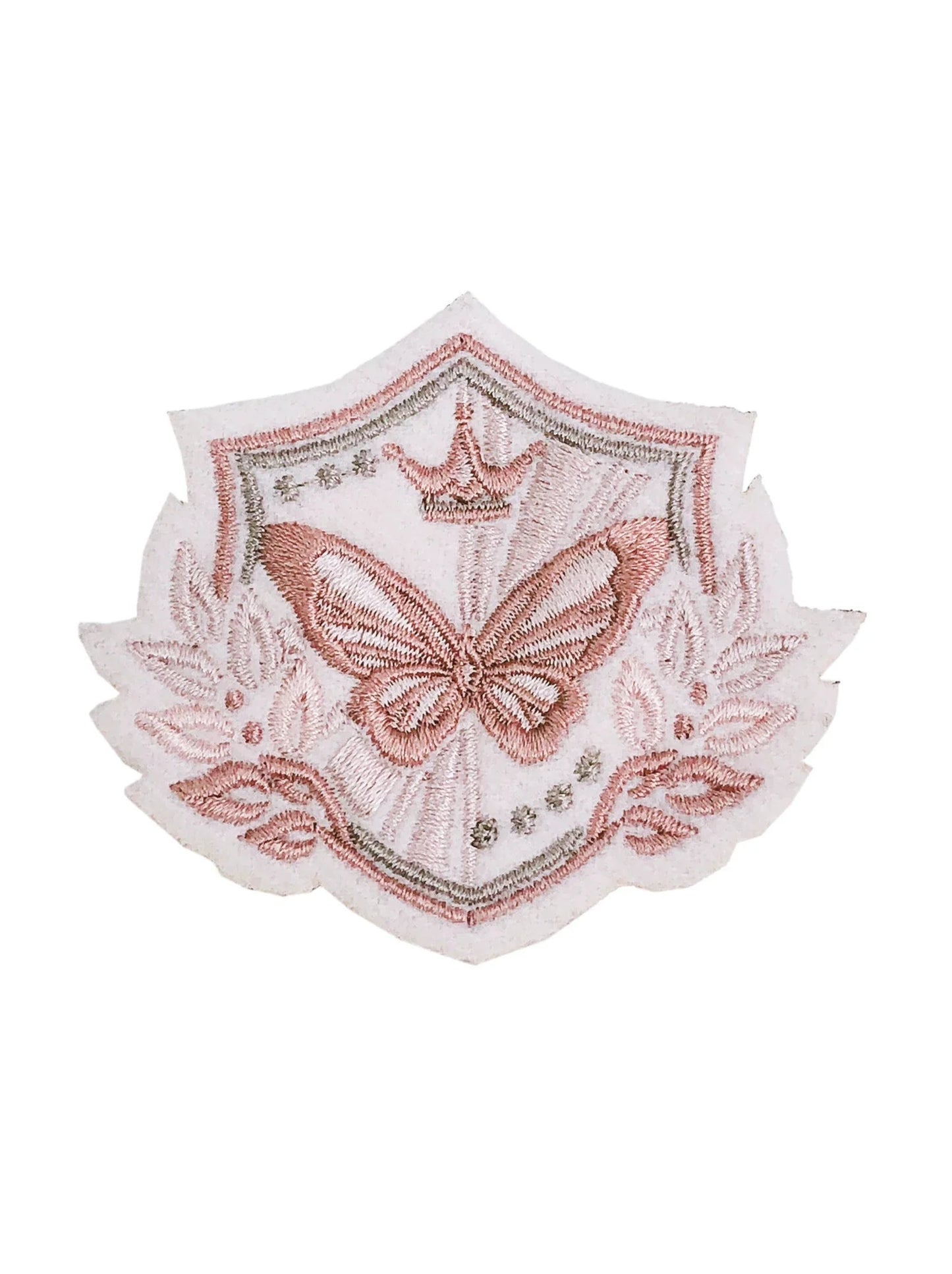 Manteau Lolita à col poupée + badge robe à volants blanc cassé + rose