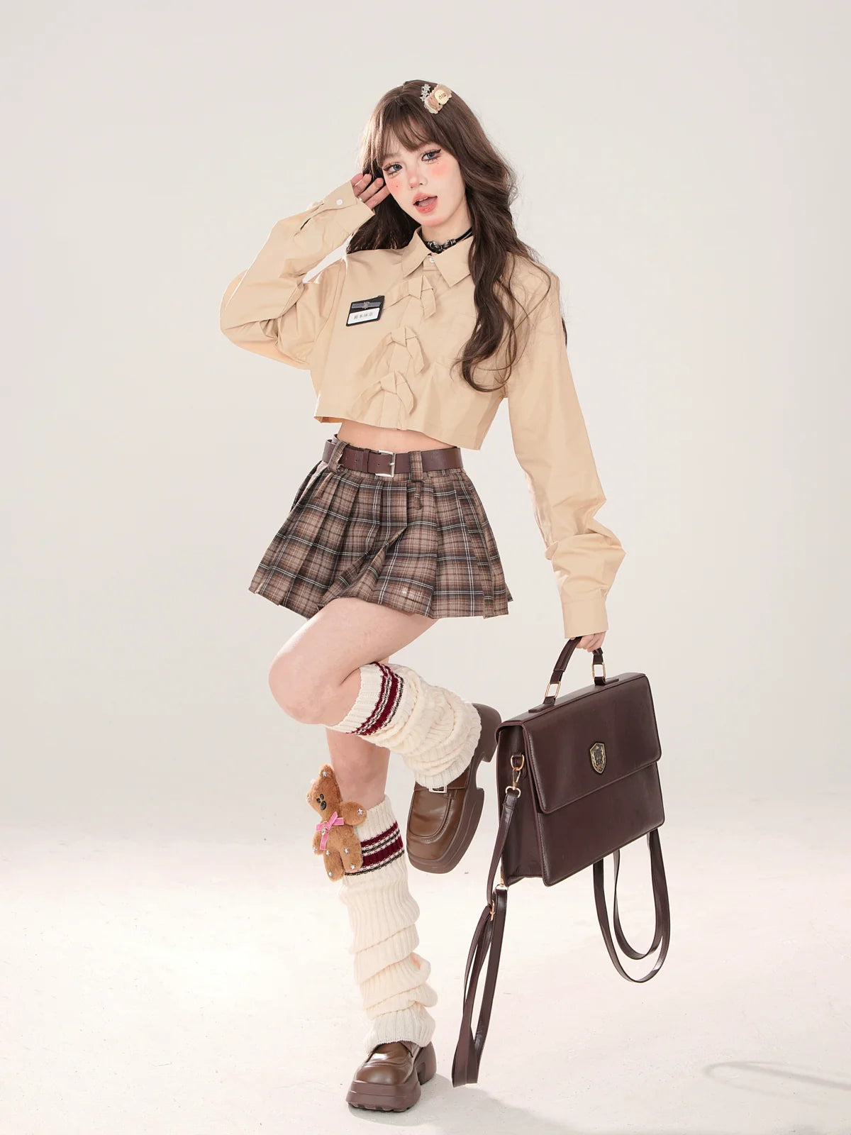 Pop Polo Shirt Collar Art College Short Casual