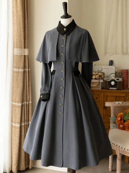 Manteau élégant rétro classique