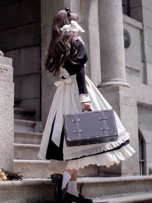 Élégante robe Angelina Set Maid Retro