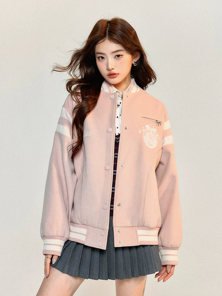 Sportliche rosa Jacke Sweet