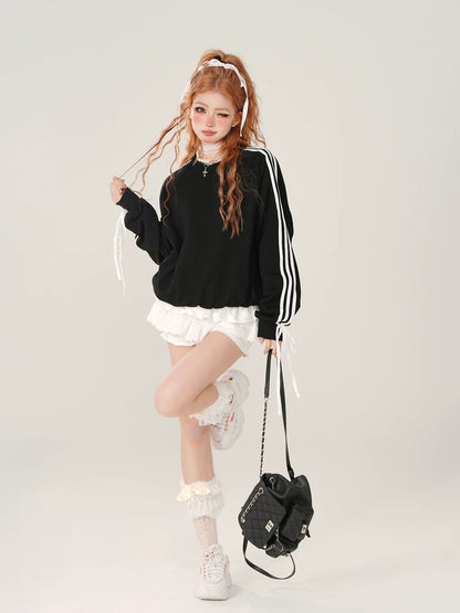 Casual Design Sweatshirt Side