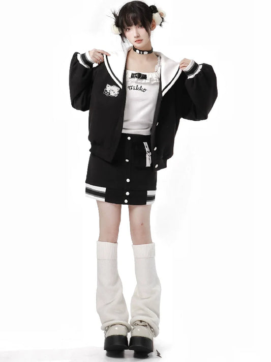 Ensemble veste et jupe de baseball Starley Sea La Color Eradry