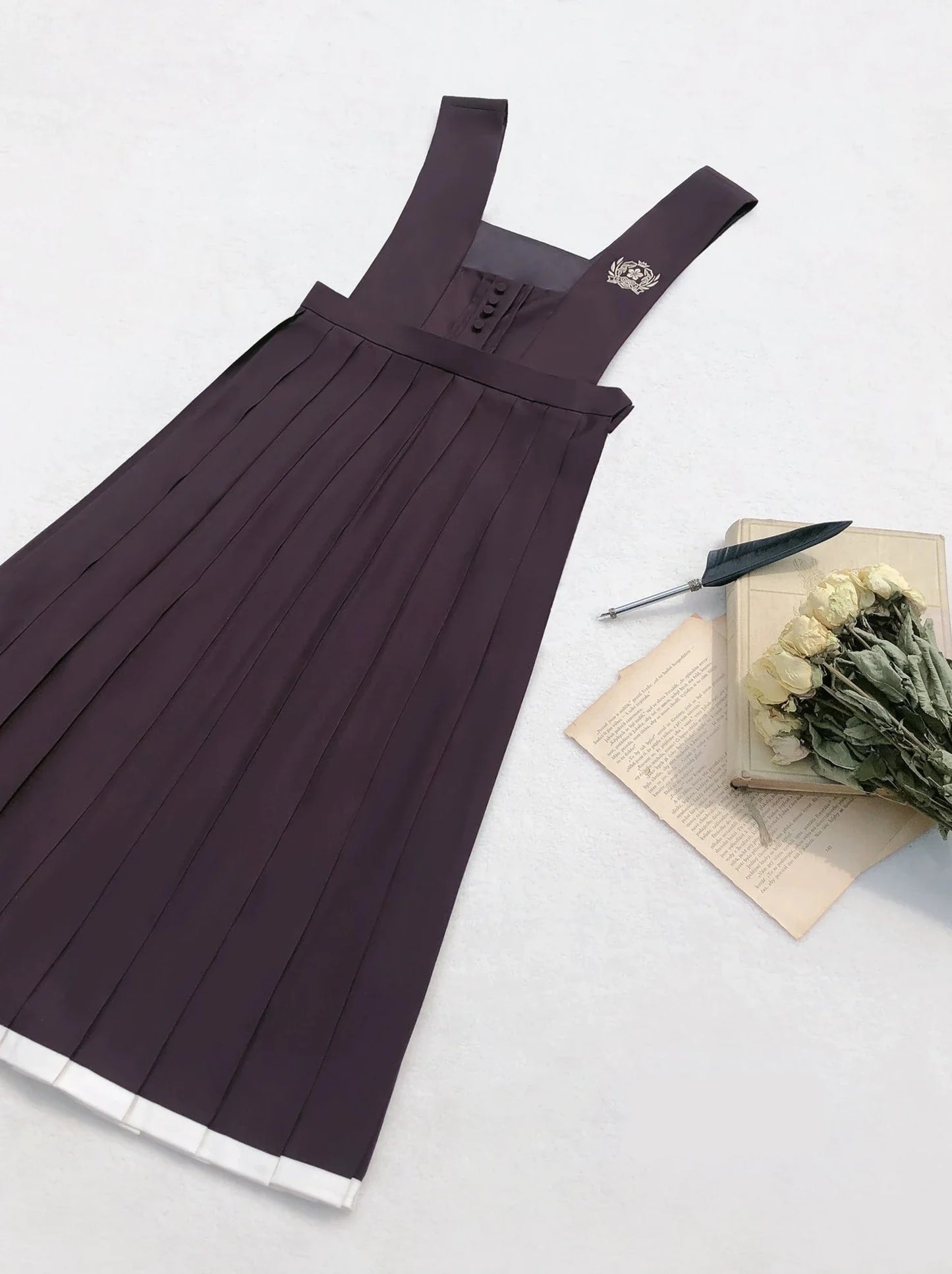 Collar Ruffle Ribbon Japanese + Retro Shirt Corsage Sleeve Knit Cardigan Dress Vest Stand