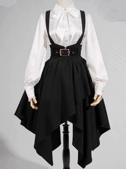 Ensemble Lolita de style gothique foncé
