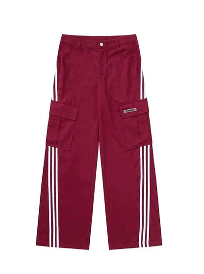 Straight Pants Casual Style Border