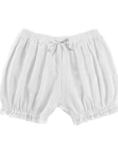 White Pants Lace Dress Pure Inner