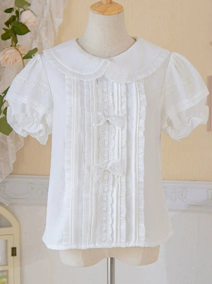 ティアードシャツデザインサスペンダーインナーロリータ+スカート