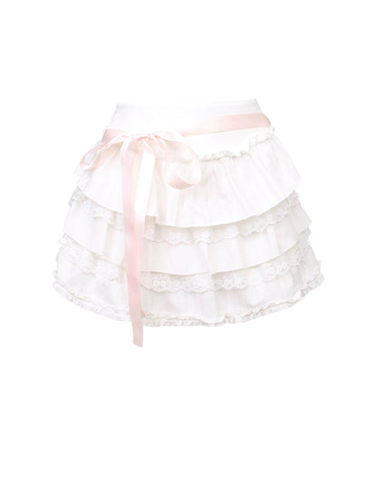 Veste taille haute en satin synthétique et jupe rose deux pièces