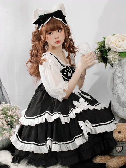 Big Dress Cat Bow Lolita Camisole