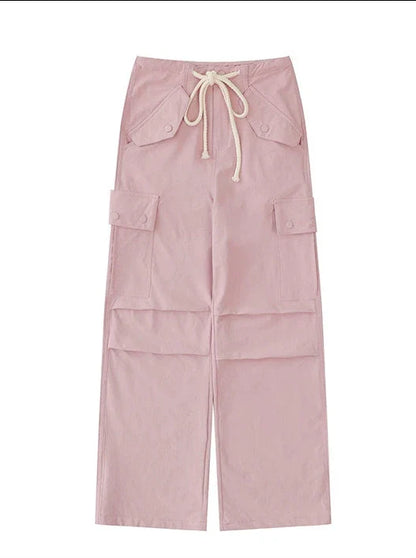 Pantalon Cargo Rose Morandi
