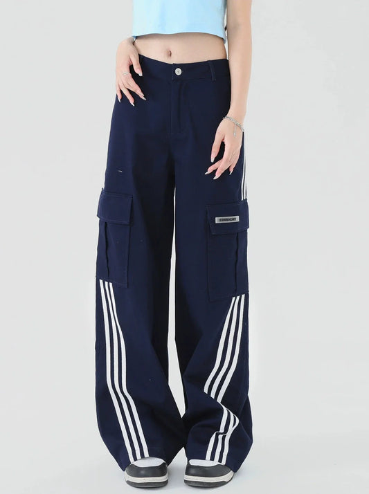 Straight Pants Casual Style Border