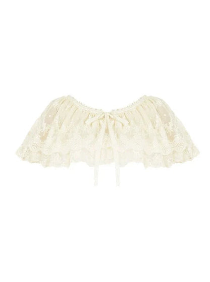 Multi Shawl Reservations Lolita Frilled + Wear Top