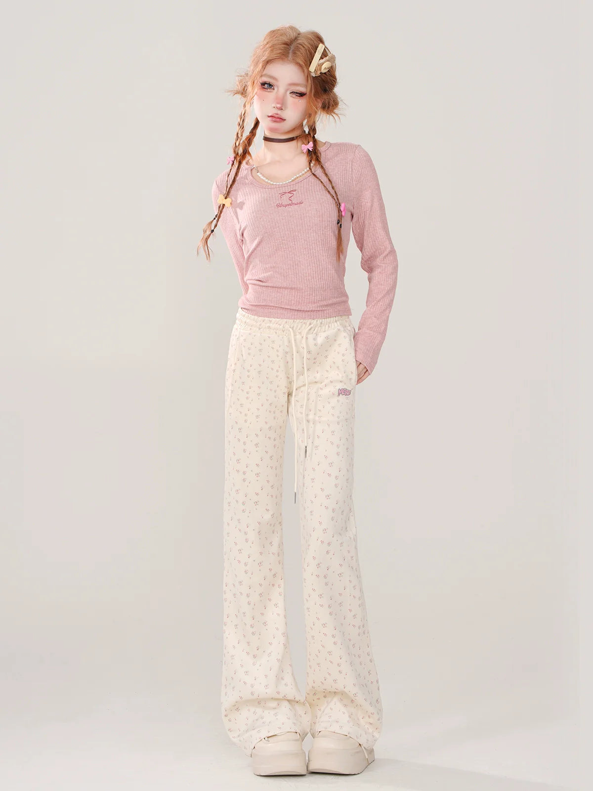 Casual Slim Long Sweet Pants Korean