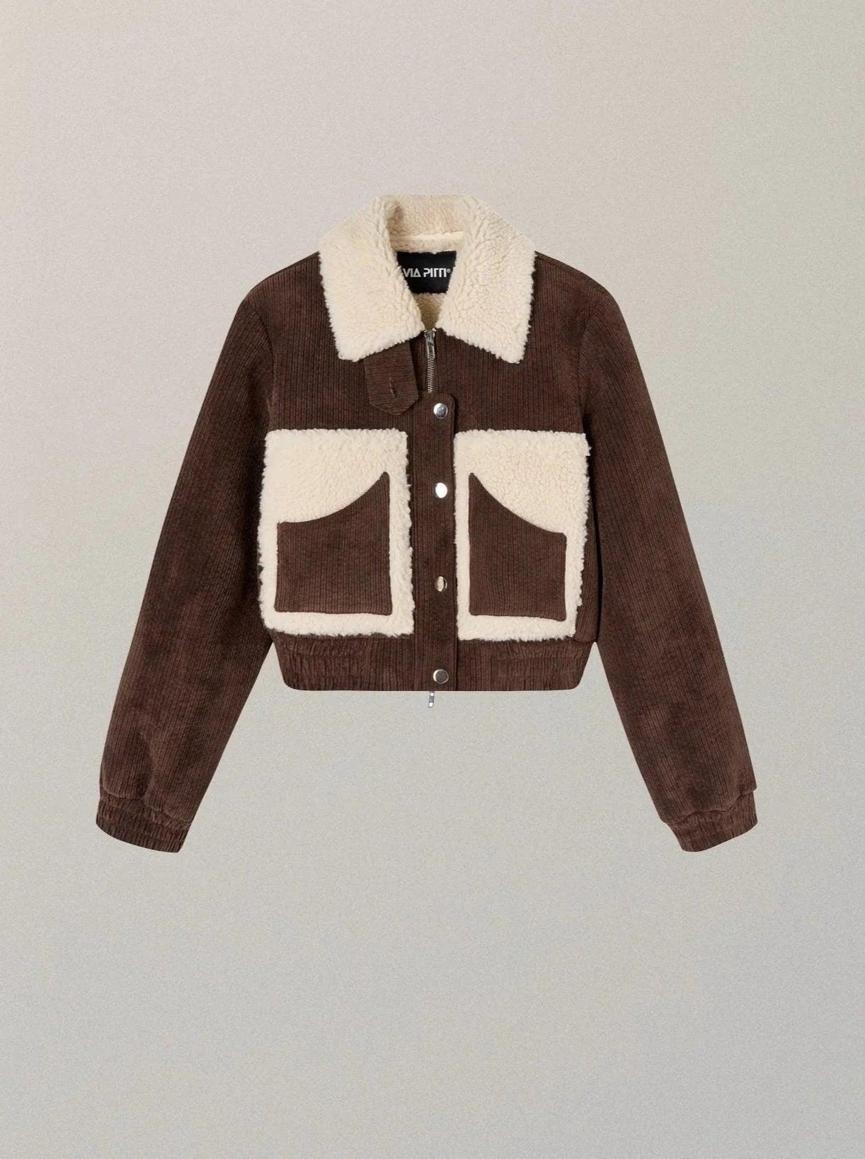 Veste en velours côtelé à double design