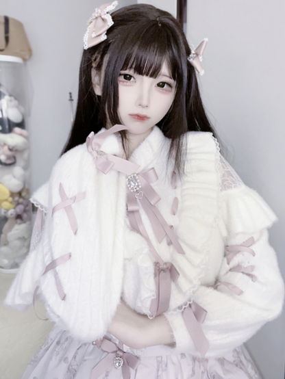 レースアップ大量生産イミテーションベルベットニットミンク