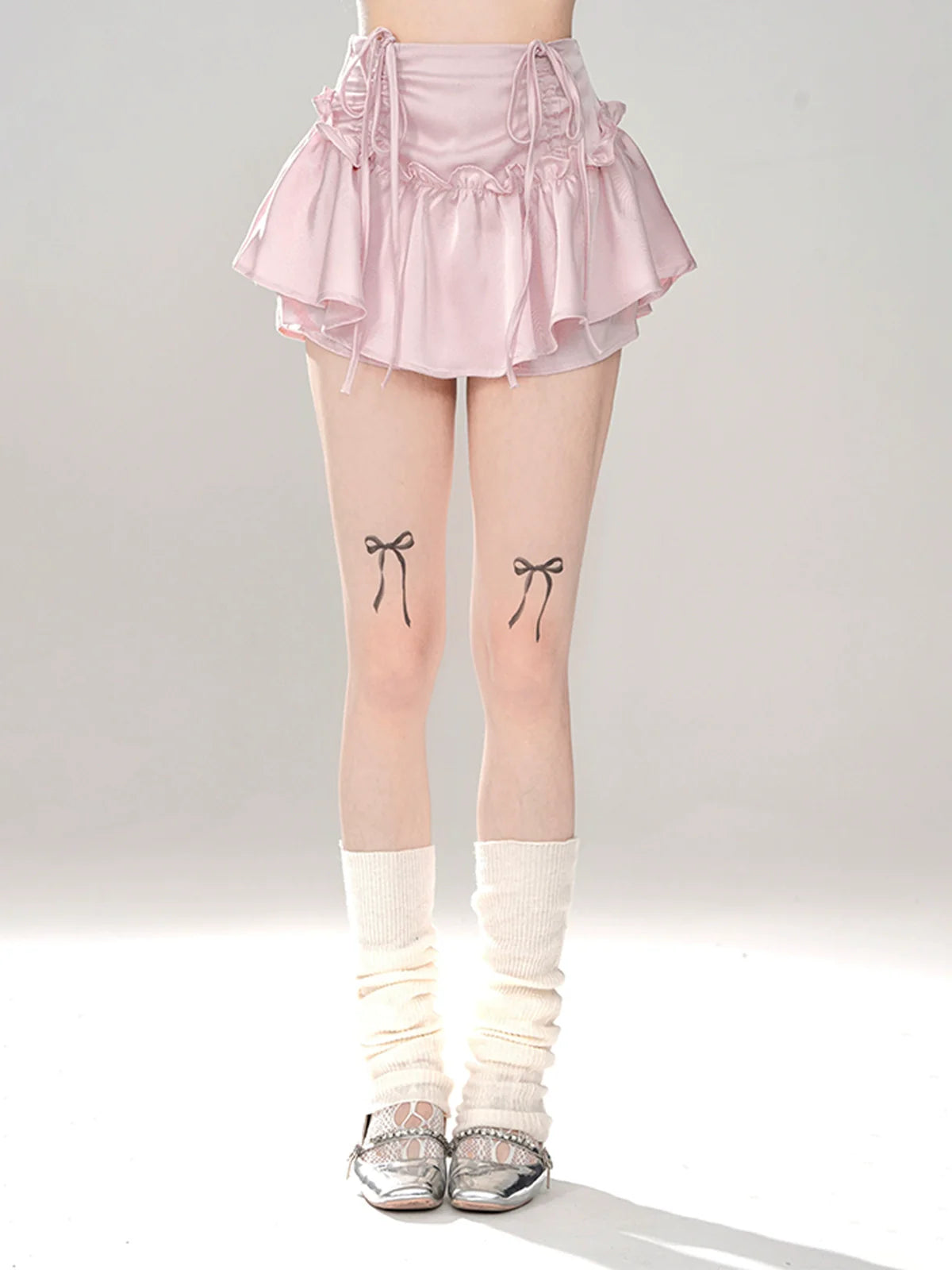 Sunset Skirt Pink Swan White