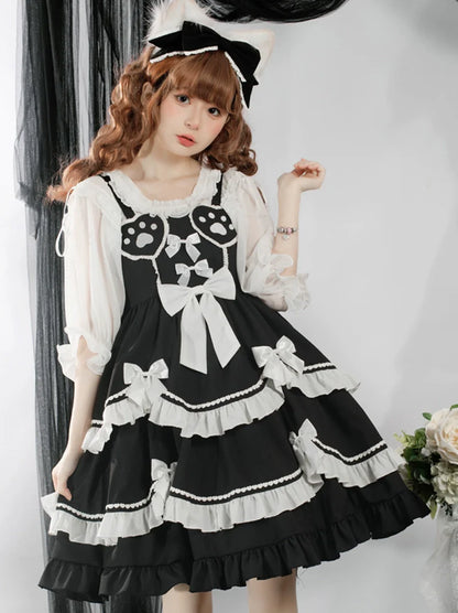 Big Dress Cat Bow Lolita Camisole
