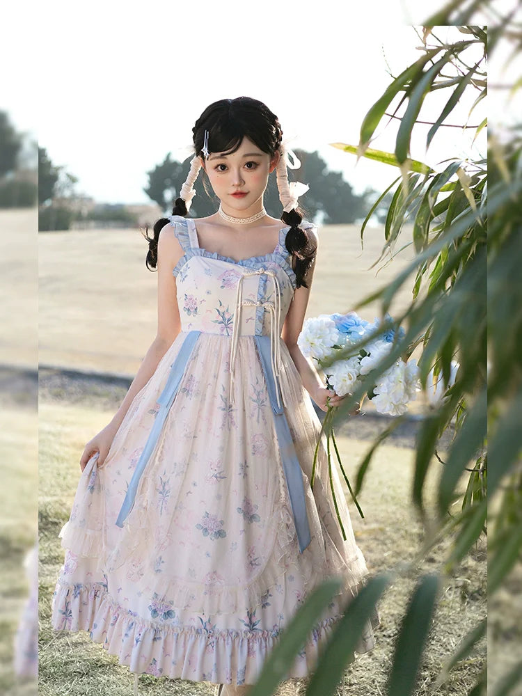 Flower Dress Light Summer Camisole Lolita