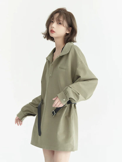 Polo Loose Top Mittellang