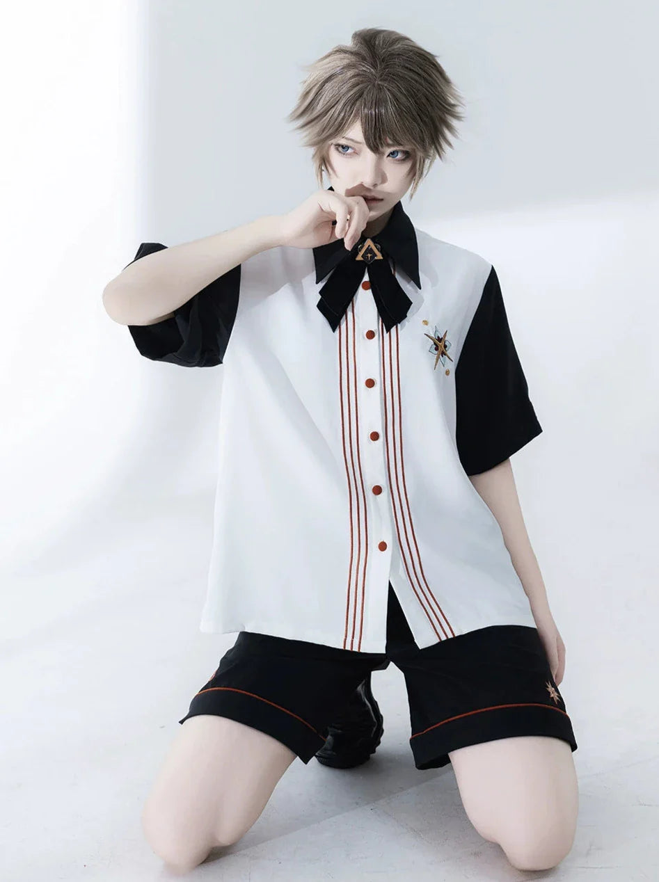 Embroidery Prince Accessory Retro Tie Ribbon + Shirt